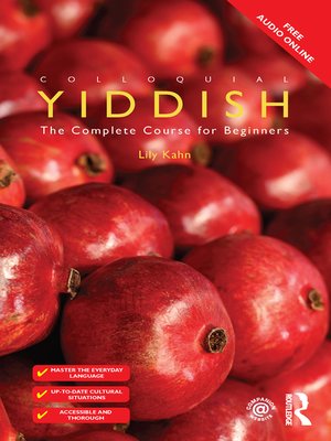 cover image of Colloquial Yiddish